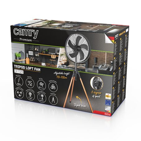 CR 7329 : WENTYLATOR NA STATYWIE CR 7329 CAMRY/ TRIPOD LOFT FAN 40 CM