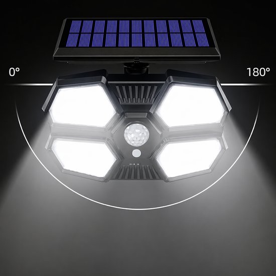 311 : WATERPROOF SOLAR LAMP WITH REMOTE CONTROL – 108 LED