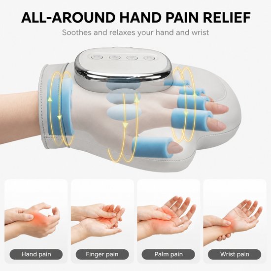 7100 : ADM Cordless Smart Hand Massager With Heat