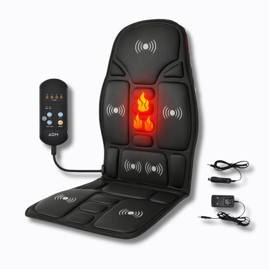 ADM Heated Massage Seat Cushion