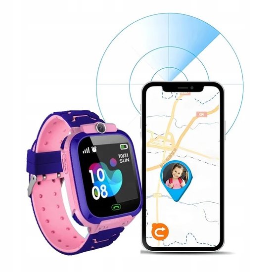 2104 : ZEGAREK DLA DZIECI/ SMARTWATCH FOR KIDS kolor fioletowy