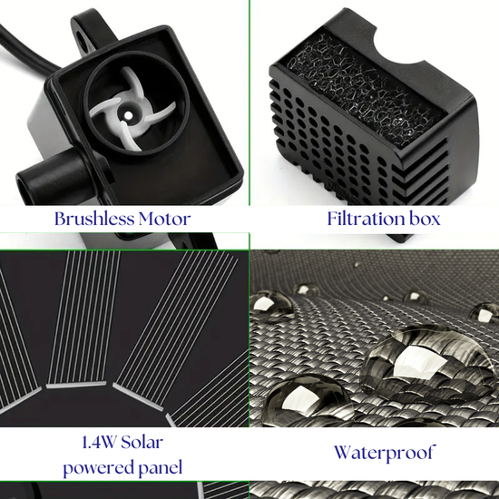 360 : MINI FONTANNA OGRODOWA SOLARNA/ FONTAIN