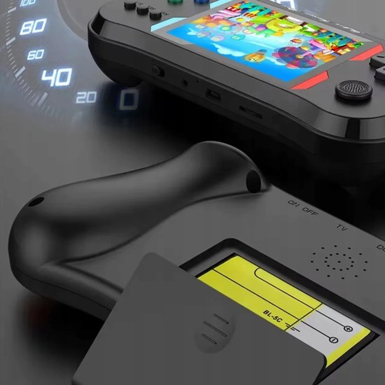 7061 : Retoo Game Console with 500 Games + 2-Player Controller