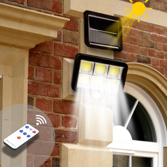 SOLAR LAMP WITH REMOTE CONTROL 120 LED SL-F120