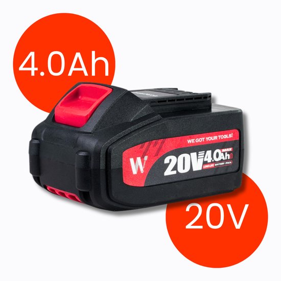 Worcraft 20V Snow Blower Battery