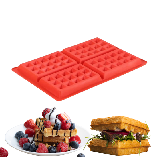077 : FORMA SILIKONOWA/ SILICONE FORM FOR WAFFLES