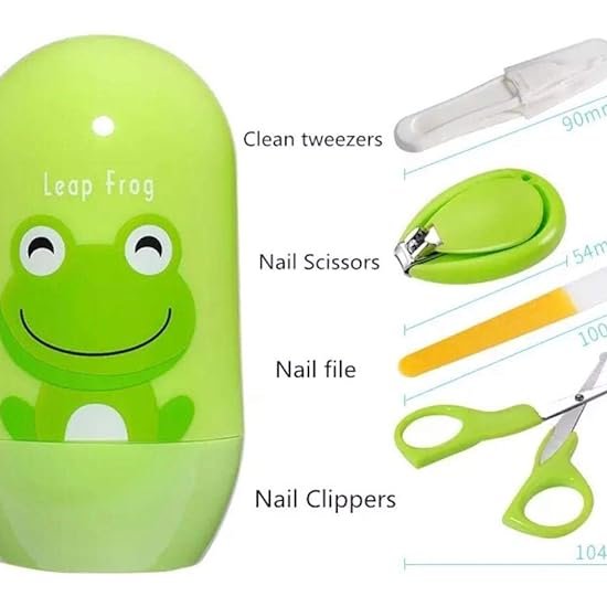 ZESTAW DO PAZNOKCI kolor zielony/BABY NAIL KIT BABY SCISSORS- green