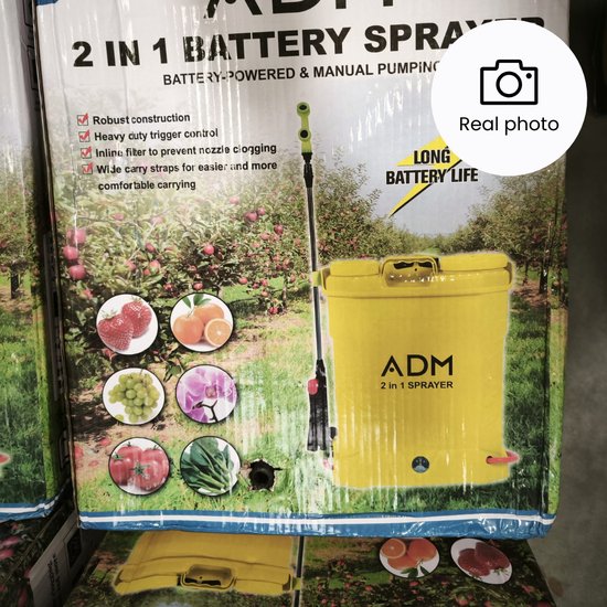 523_boxdmg : ADM 2-in-1 Battery-Powered & Manual Pumping Sprayer, SKU: 523_boxdmg | OUTLET
