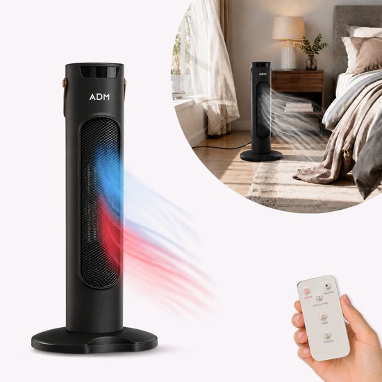 ADM Air Blower with Cool Fan & Heating Modes | Oscillation | 1500W