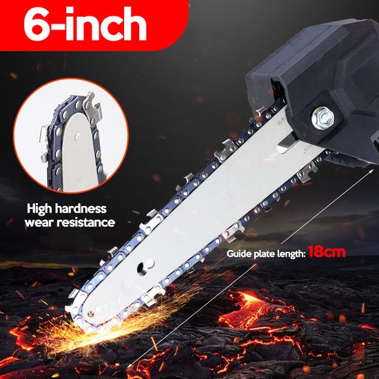 2021 : Zestaw prowadnica +2x łańcuchy do piły 6"/BAR + 2 CHAINS SET UNIVERSAL 6" ELECTRIC SAW