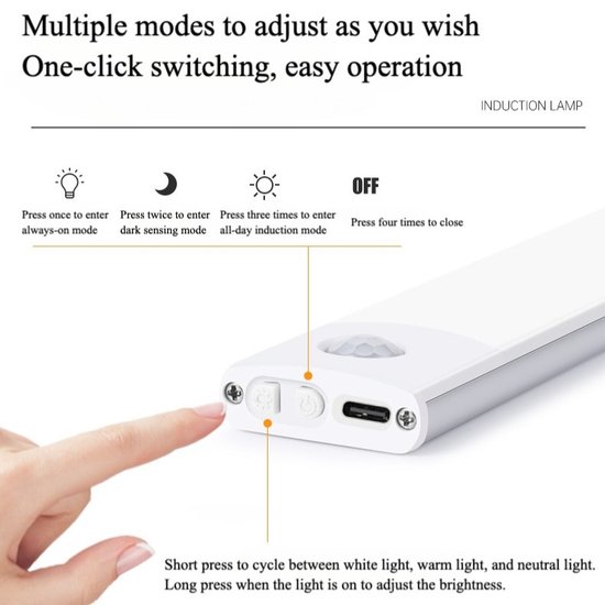 6080 : MAGNETYCZNY LED Z CZUJNIKIEM RUCHU LAMPA