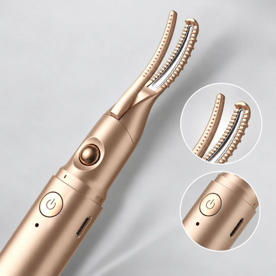 7150 : 2-in-1 Electric Eyelash Curler & Eyebrow Trimmer