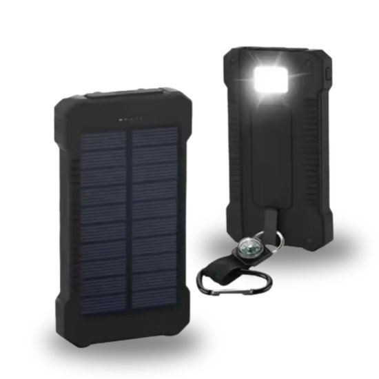 352 : SOLARNY POWERBANK Z LATARKĄ/ SOLAR POWERBANK