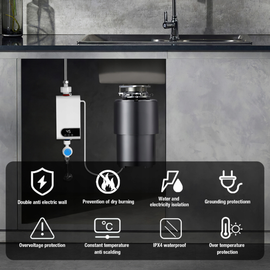 2228 : Bezzbiornikowy Elektryczny Podgrzewacz Wody – 3500W