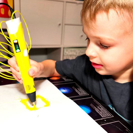 433Y-1 : Długopis drukarka 3D - ŻÓŁTY - MAŁY /3D PRINTER PEN YELLOW SMALL