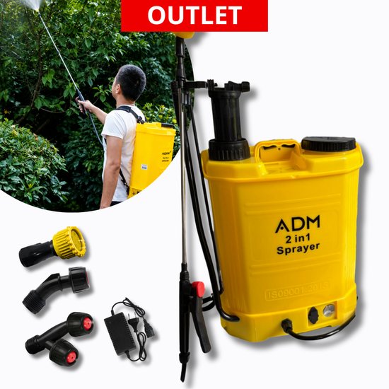 523_boxdmg : ADM 2-in-1 Battery-Powered & Manual Pumping Sprayer, SKU: 523_boxdmg | OUTLET