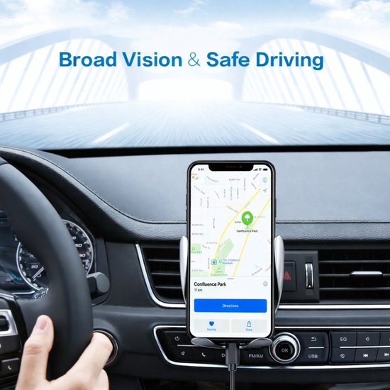 7062 : Uchwyt na telefon z ładowaniem bezprzewodowym