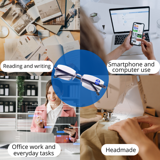 478 : OKULARY BEZRAMKOWE/ FRAMELESS GLASSES