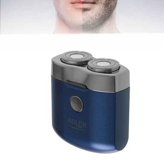 Golarka podróżna 2 głowicowa z USB