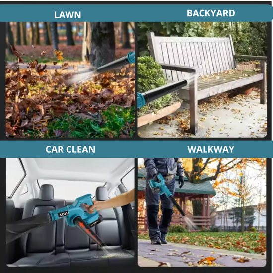 2055-1 : Dmuchawa 21 V-kolor niebieski/ Blower 21 V Blue