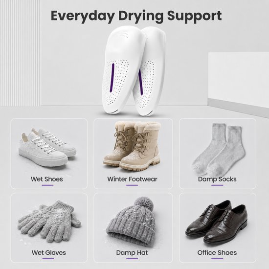 7117 : ADM Portable Electric Shoe & Boots Dryer
