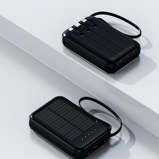 7019 : 4-in-1 Solar Power Bank – 8 000 mAh