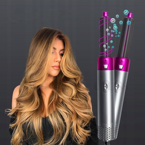 387 : SUSZARKA LOKÓWKA 5W1/HAIR SET BRUSH CURLER DRYER