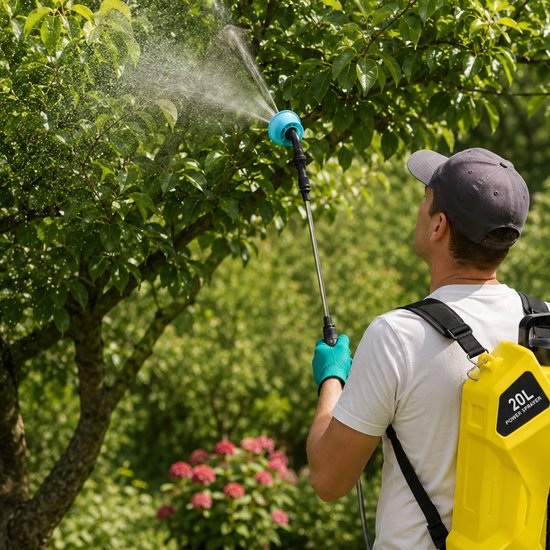 7069 : ADM battery powered pumping backpack sprayer - 20L