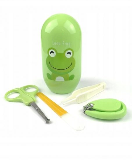223-2 : ZESTAW DO PAZNOKCI kolor zielony/BABY NAIL KIT BABY SCISSORS- green