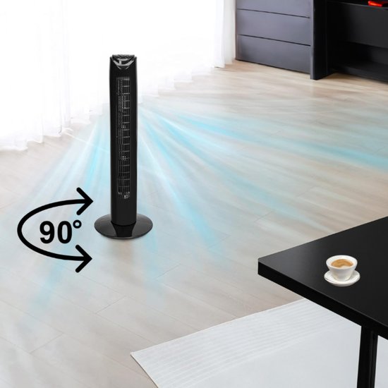 7033 : Tower fan with remote control - 45W