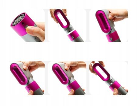 387 : SUSZARKA LOKÓWKA 5W1/HAIR SET BRUSH CURLER DRYER