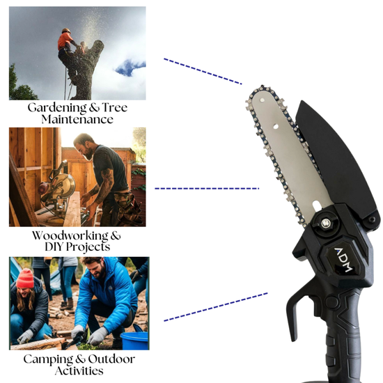 368 : Minipiła /  MINI CHAINSAW- kolor CZARNY