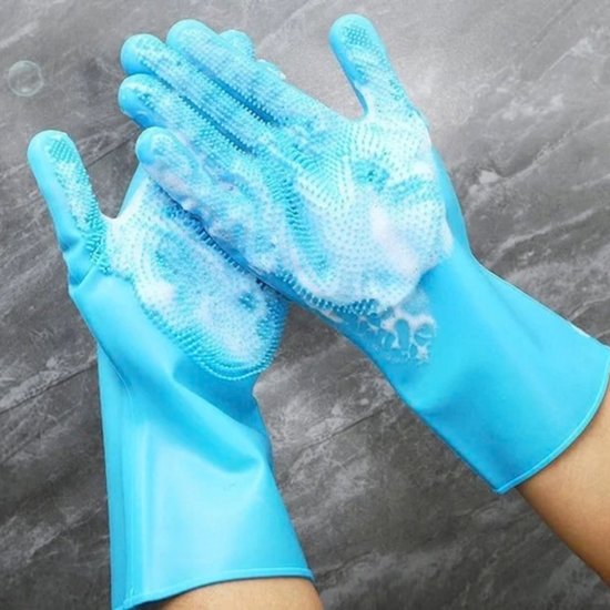 074-1 : SILICONE KITCHEN CABIN WASHING GLOVES