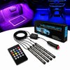 Car Interior LED Atmosphere Lights 12V with Music Sync & Remote Control