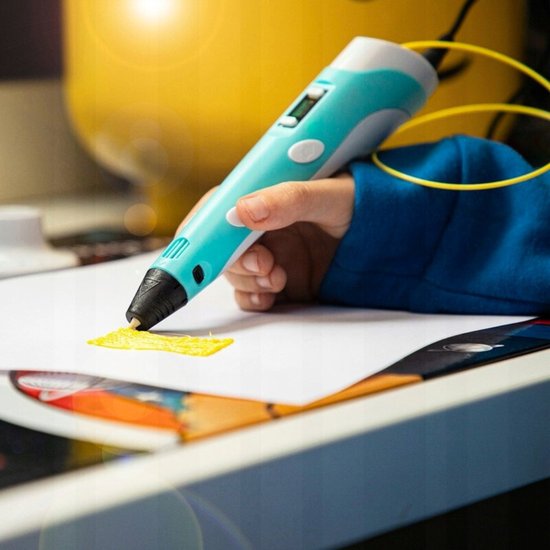 433B-2 : Długopis drukarka 3D - NIEBIESKI - DUŻY /3D PRINTER PEN BLUE BIG