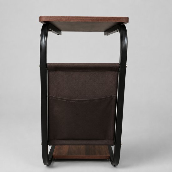7083 : ADM Mobile Sofa Side Table with Storage Pocket