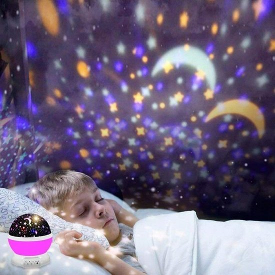 295 : LAMPKA NOCNA OBROTOWA PROJEKTOR/ROTARY NIGHT LAMP STAR PROJECTOR