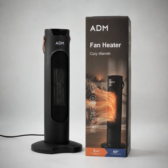 6062-1 : ADM Air Blower with Cool Fan & Heating Modes | Oscillation | 1500W