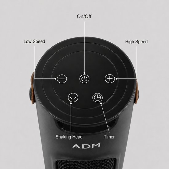 6062-1 : ADM Air Blower with Cool Fan & Heating Modes | Oscillation | 1500W