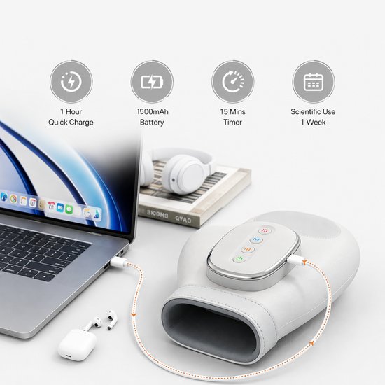 7100 : ADM Cordless Smart Hand Massager With Heat