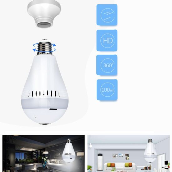 132 : KAMERA WIFI W ŻARÓWCE/ CAMERA WIFI