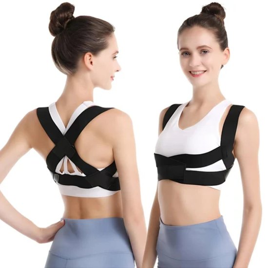 475-M : Adjustable Posture Corrector – Size M (Black)