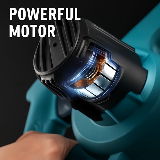 2055-1 : Dmuchawa 21 V-kolor niebieski/ Blower 21 V Blue