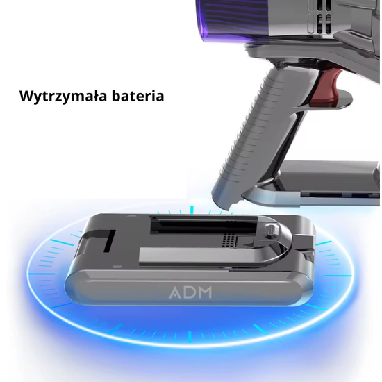 583 : ADM Cordless Vacuum Cleaner with a foldable tube