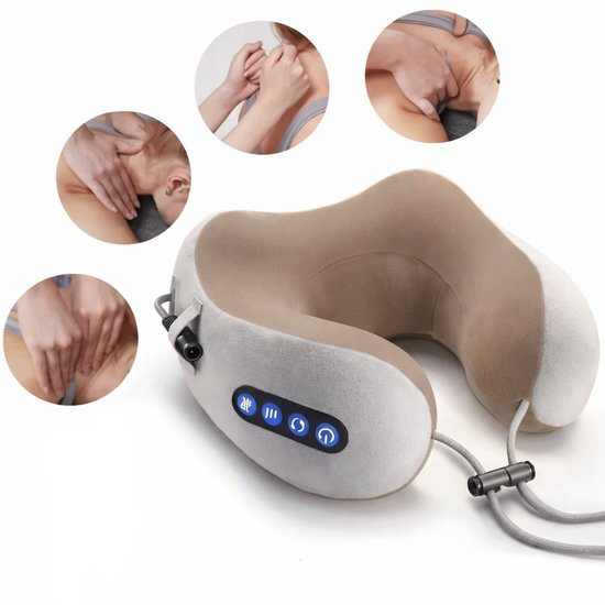 Poduszka masująca Shiatsu na szyję z funkcją podgrzewania