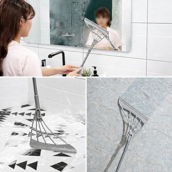 388-2 : Magic Floor Squeegee Broom-Grey