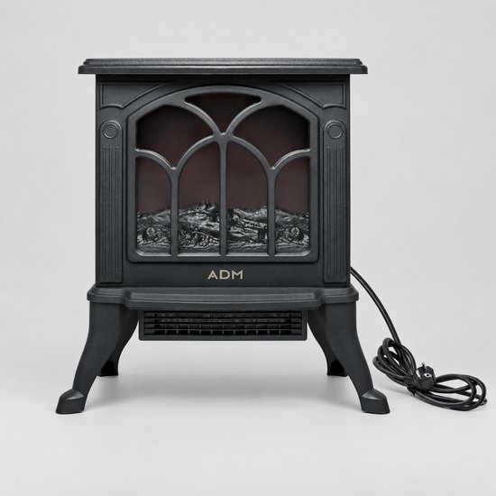 2077 : ADM 3D flame fireplace – 2in1 heater&blower