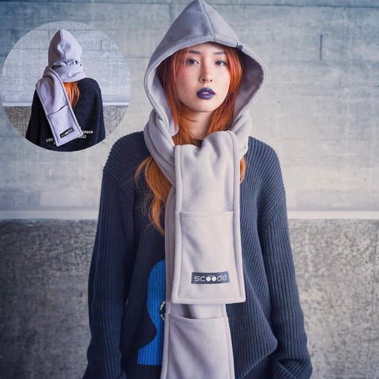 7031-1 : Scoodie -kolor szary/rozmiar R/ Scoodie light gray/ size R