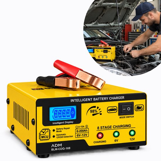 ADM Intelligent Car Battery Charger