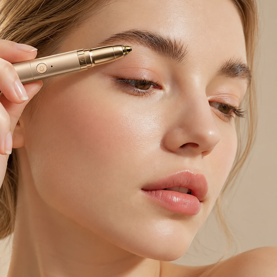 7150 : 2-in-1 Electric Eyelash Curler & Eyebrow Trimmer